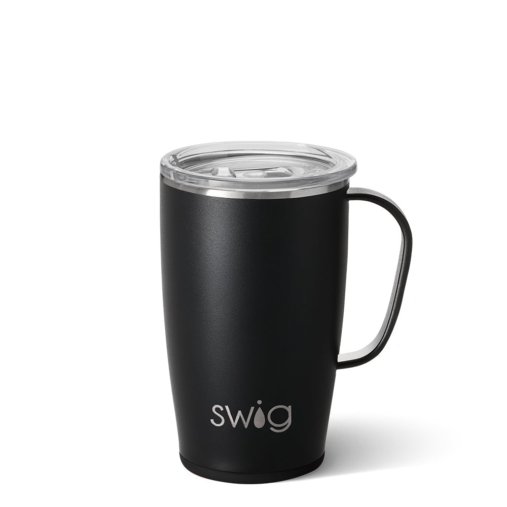 Swig 18 oz Travel Mug Black Matte